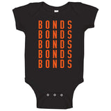 Barry Bonds X5 San Francisco Baseball Fan T Shirt