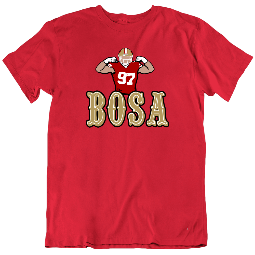 Nick Bosa Flexing Beast San Francisco Football Fan T Shirt
