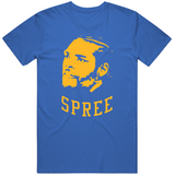 Latrell Sprewell Spree Golden State Basketball Fan T Shirt