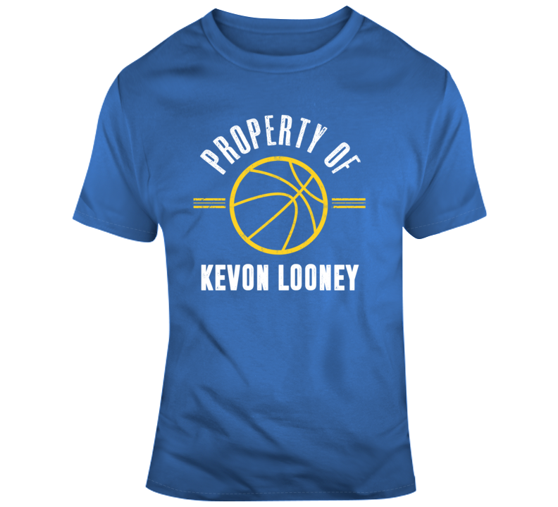 theBayAreaTshirts Kevon Looney Property Golden State Basketball Fan T Shirt Classic Royal Blue Large
