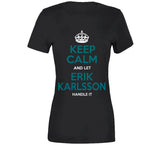Erik Karlsson Keep Calm San Jose Hockey Fan T Shirt
