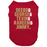 Offense Deebo George Tevin Raheem Jimmy San Francisco Football Fan T Shirt