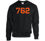 Barry Bonds 762 Home Run Record San Francisco Baseball Fan Distressed T Shirt