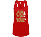 Offense Deebo George Tevin Raheem Jimmy San Francisco Football Fan T Shirt