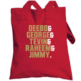 Offense Deebo George Tevin Raheem Jimmy San Francisco Football Fan T Shirt