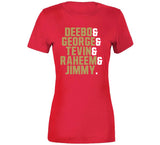 Offense Deebo George Tevin Raheem Jimmy San Francisco Football Fan T Shirt