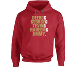Offense Deebo George Tevin Raheem Jimmy San Francisco Football Fan T Shirt