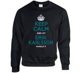 Erik Karlsson Keep Calm San Jose Hockey Fan T Shirt