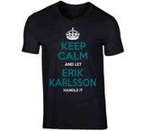 Erik Karlsson Keep Calm San Jose Hockey Fan T Shirt