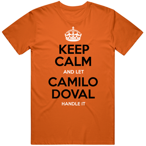 Camilo Doval Keep Calm San Francisco Baseball Fan T Shirt