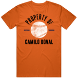 Camilo Doval Property Of San Francisco Baseball Fan T Shirt