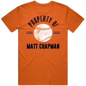 Matt Chapman Property Of San Francisco Baseball Fan T Shirt