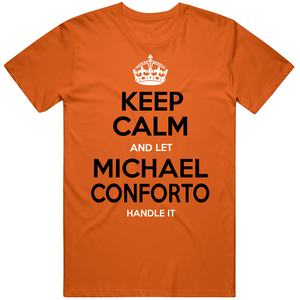 Michael Conforto Keep Calm San Francisco Baseball Fan T Shirt