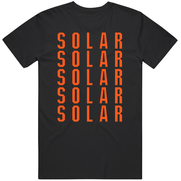 Jorge Solar X5 San Francisco Baseball Fan T Shirt