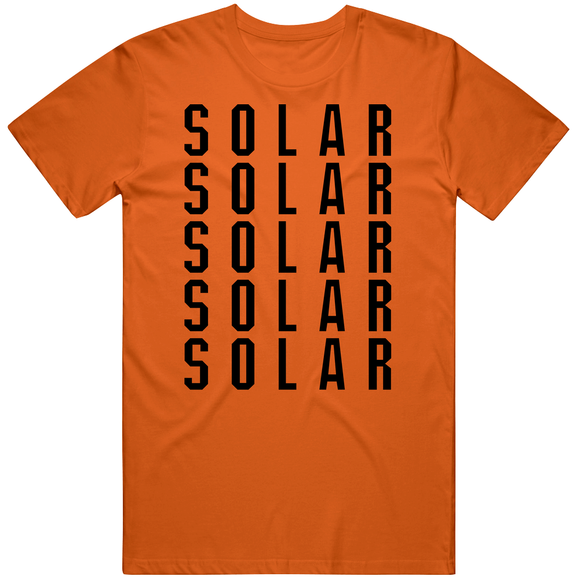 Jorge Solar X5 San Francisco Baseball Fan V2 T Shirt