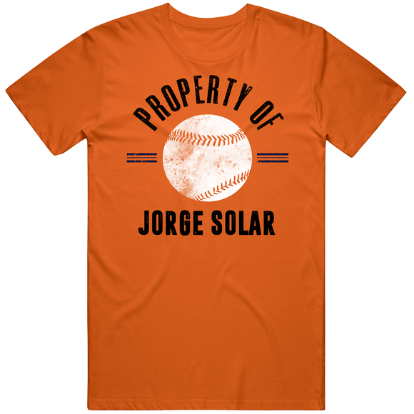 Jorge Solar Property Of San Francisco Baseball Fan T Shirt