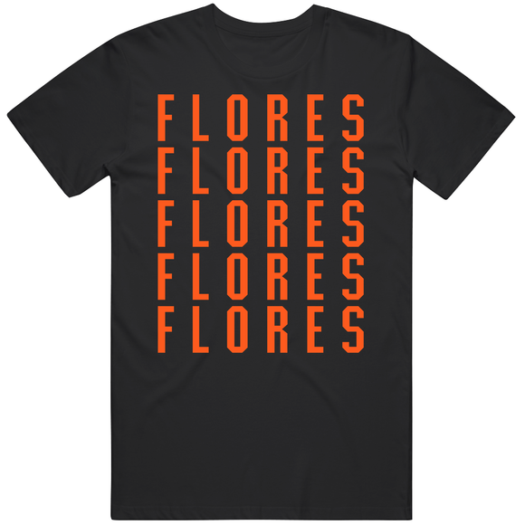 Wilmer Flores X5 San Francisco Baseball Fan T Shirt