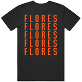 Wilmer Flores X5 San Francisco Baseball Fan T Shirt