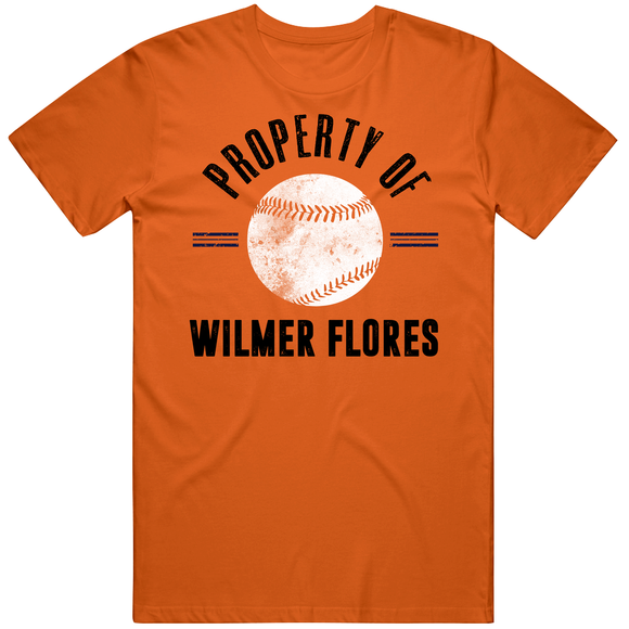 Wilmer Flores Property Of San Francisco Baseball Fan T Shirt