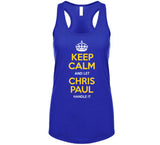 Chris Paul Keep Calm Golden State Basketball Fan T Shirt