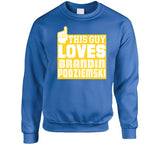 Brandin Podziemski This Guy Loves Golden State Basketball Fan T Shirt