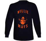 Willie Mays Legend San Francisco Baseball Fan T Shirt