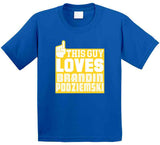 Brandin Podziemski This Guy Loves Golden State Basketball Fan T Shirt