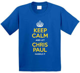 Chris Paul Keep Calm Golden State Basketball Fan T Shirt