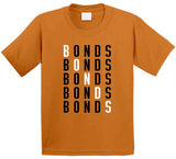 Barry Bonds X5 San Francisco Baseball Fan V4 T Shirt