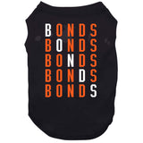 Barry Bonds X5 San Francisco Baseball Fan V3 T Shirt