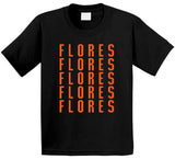 Wilmer Flores X5 San Francisco Baseball Fan T Shirt