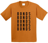 Barry Bonds X5 San Francisco Baseball Fan V2 T Shirt