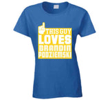 Brandin Podziemski This Guy Loves Golden State Basketball Fan T Shirt