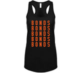 Barry Bonds X5 San Francisco Baseball Fan T Shirt