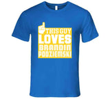 Brandin Podziemski This Guy Loves Golden State Basketball Fan T Shirt