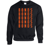 Barry Bonds X5 San Francisco Baseball Fan T Shirt