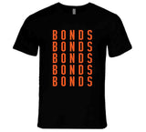 Barry Bonds X5 San Francisco Baseball Fan T Shirt