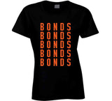 Barry Bonds X5 San Francisco Baseball Fan T Shirt
