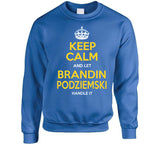 Brandin Podziemski Keep Calm Golden State Basketball Fan T Shirt