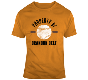 Brandon Belt Property San Francisco Baseball Fan T Shirt