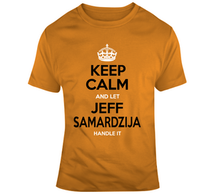 Jeff Samardzija Keep Calm San Francisco Baseball Fan T Shirt