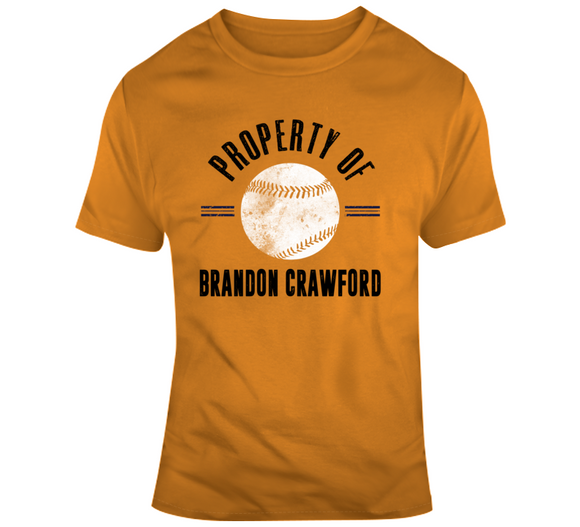 Brandon Crawford Property San Francisco Baseball Fan T Shirt