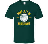 Khris Davis Property Of Oakland Baseball Fan T Shirt