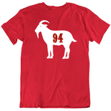 Charles Haley Goat 94 San Francisco Football Fan T Shirt