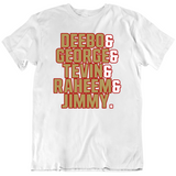 Offense Deebo George Tevin Raheem Jimmy San Francisco Football Fan V2 T Shirt