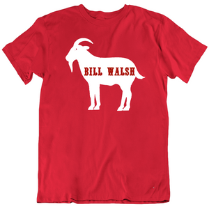 Bill Walsh Goat Head Coach San Francisco Football Fan T Shirt