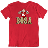 Nick Bosa Flexing Beast San Francisco Football Fan T Shirt