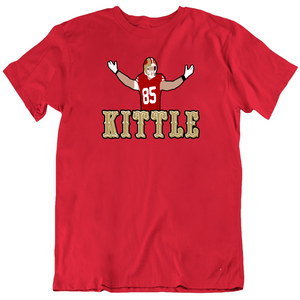 George Kittle Celebration San Francisco Football Fan T Shirt