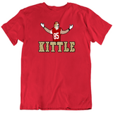 George Kittle Celebration San Francisco Football Fan T Shirt