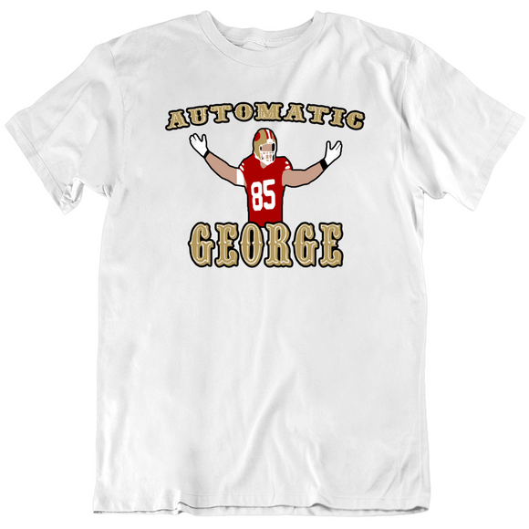 George Kittle Automatic George Celebration San Francisco Football Fan V2 T Shirt